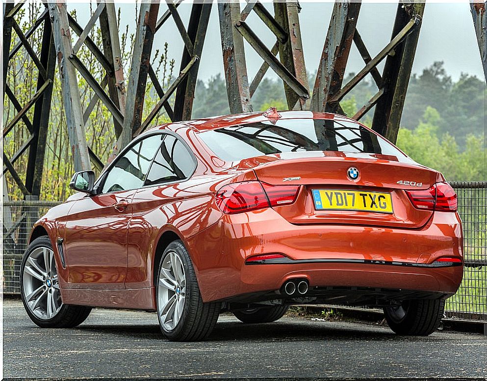 BMW 4 Series Coupe: rear