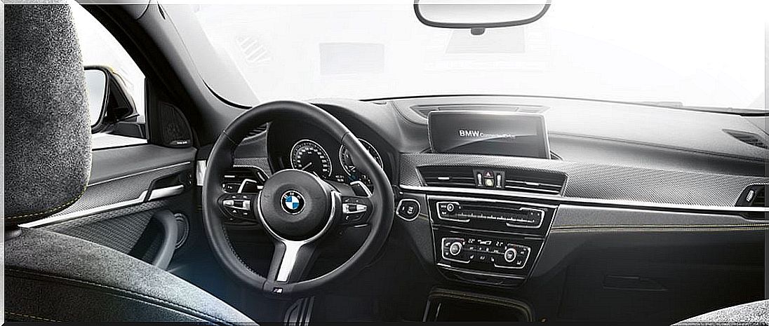 Interior of the new BMW X2