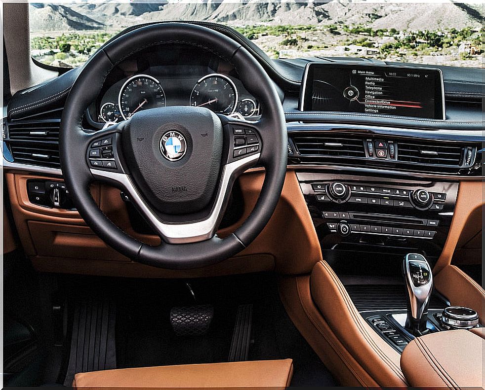 BMW X6: interior