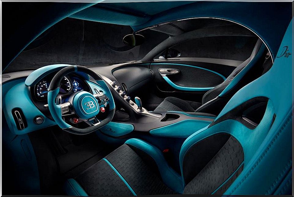 Bugatti Divo interior.