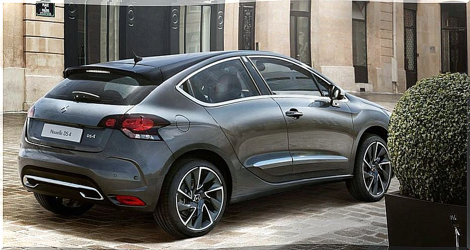 Rear image of the new 2018 DS 4