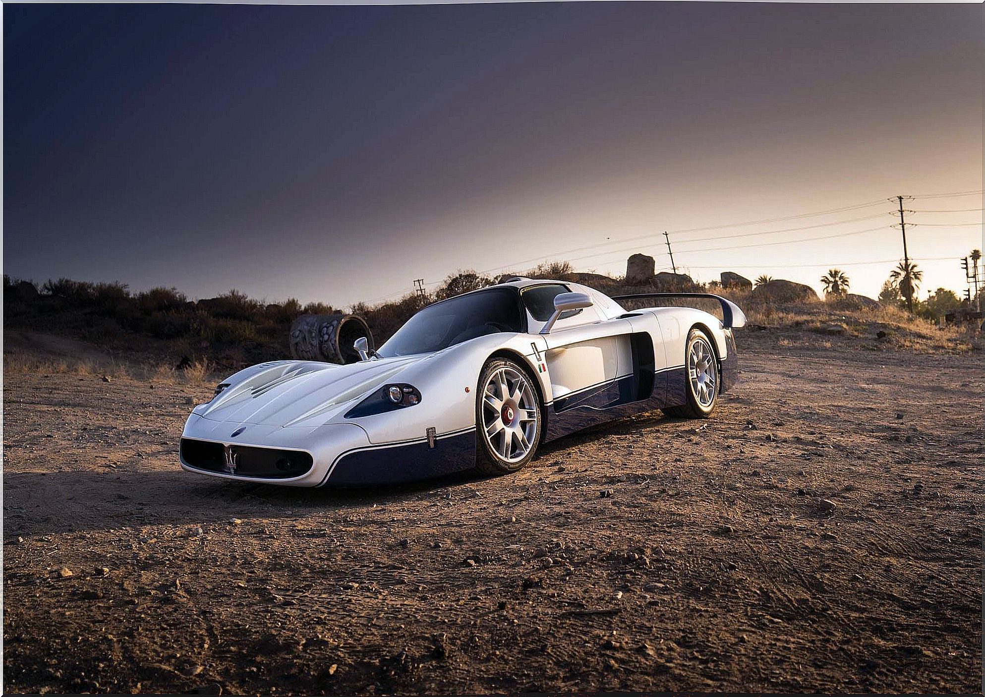 Maserati MC12 Stradale sports car: front