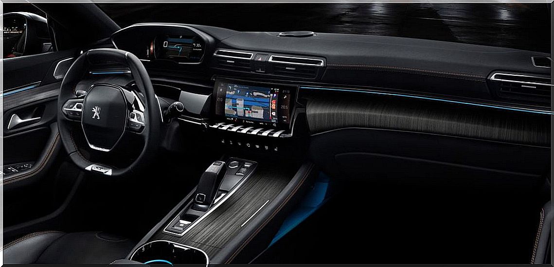 Interior of the new Peugeot 508.