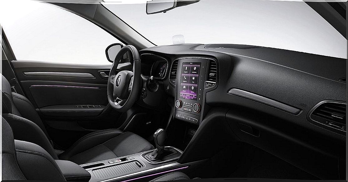 Interior of the new version of the Renault Megane