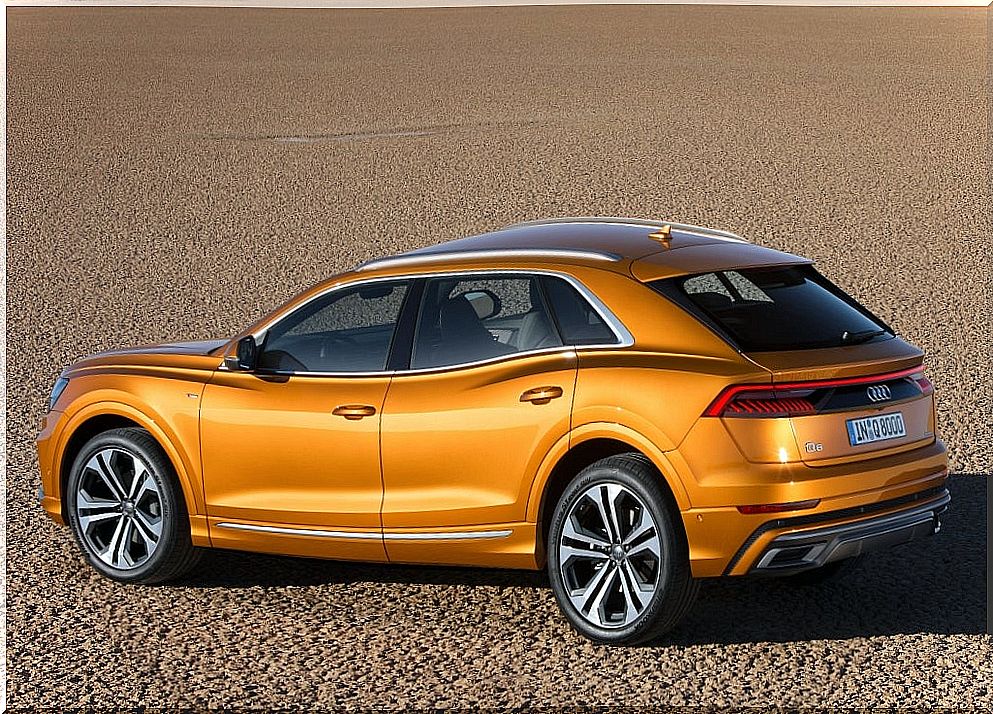 Audi Q8: side