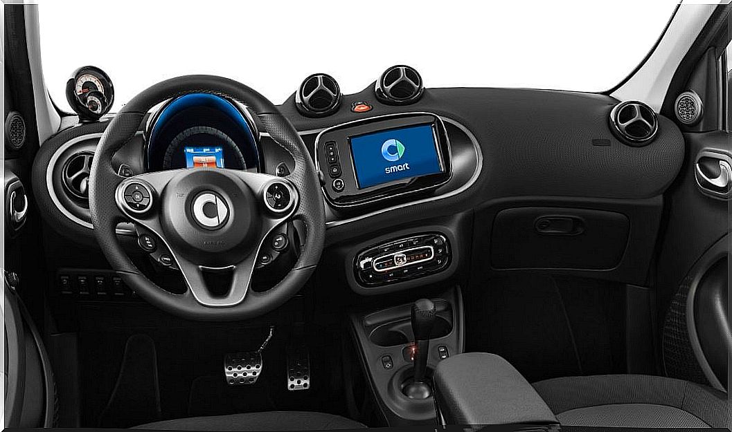 Smart Forfour interior.