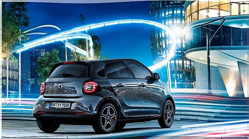 Exterior of the Smart EQ Forfour.