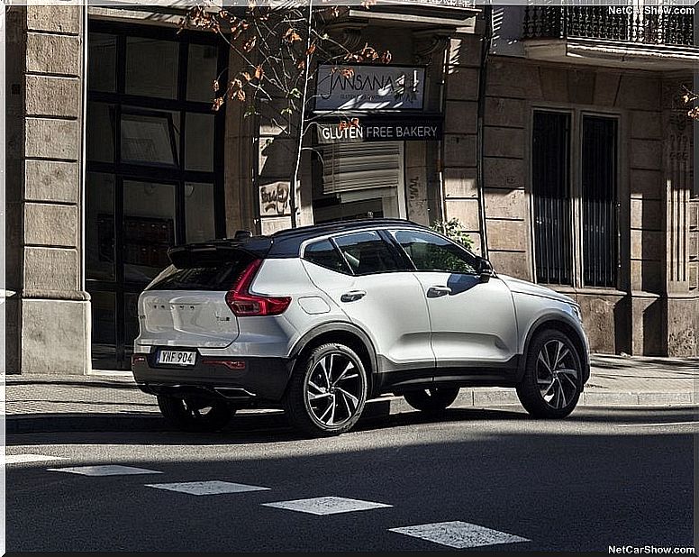 Volvo XC40: rear