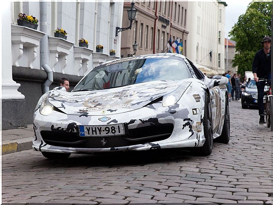 The illegal millionaire race, the Gumball 3000.